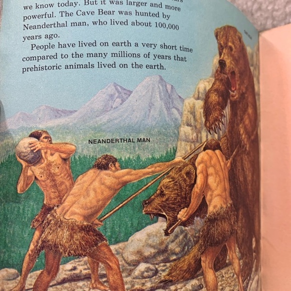 Prehistoric Animals vtg 1978 paperback book 8" used by Peter Zallinger - Picture 8 of 12